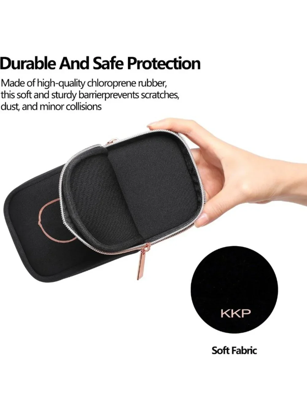 Stylish Double Eyeglass Case | Sunglasses Holder with 2 Compartments for Travel